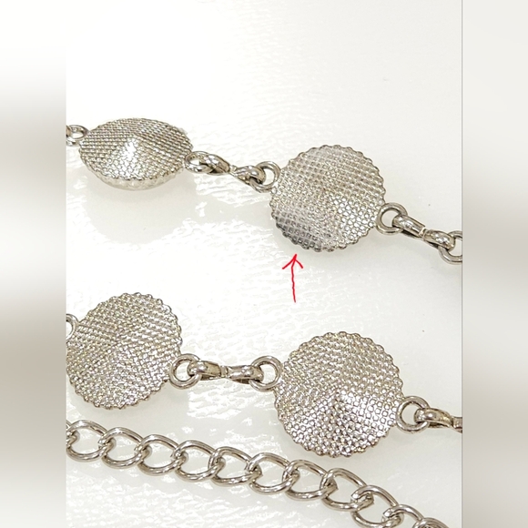 Round Clear Rhinestones Adjustable Belt - Picture 12 of 12